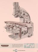 Kearney & Trecker-Kearney & Trecker TF-66, TF Series Milling Machine Design Manual 1968-TF Series-01